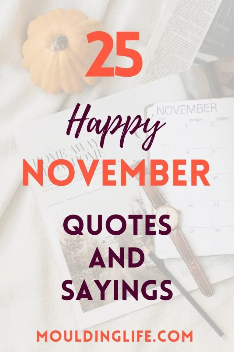 inspirational happy November quotes