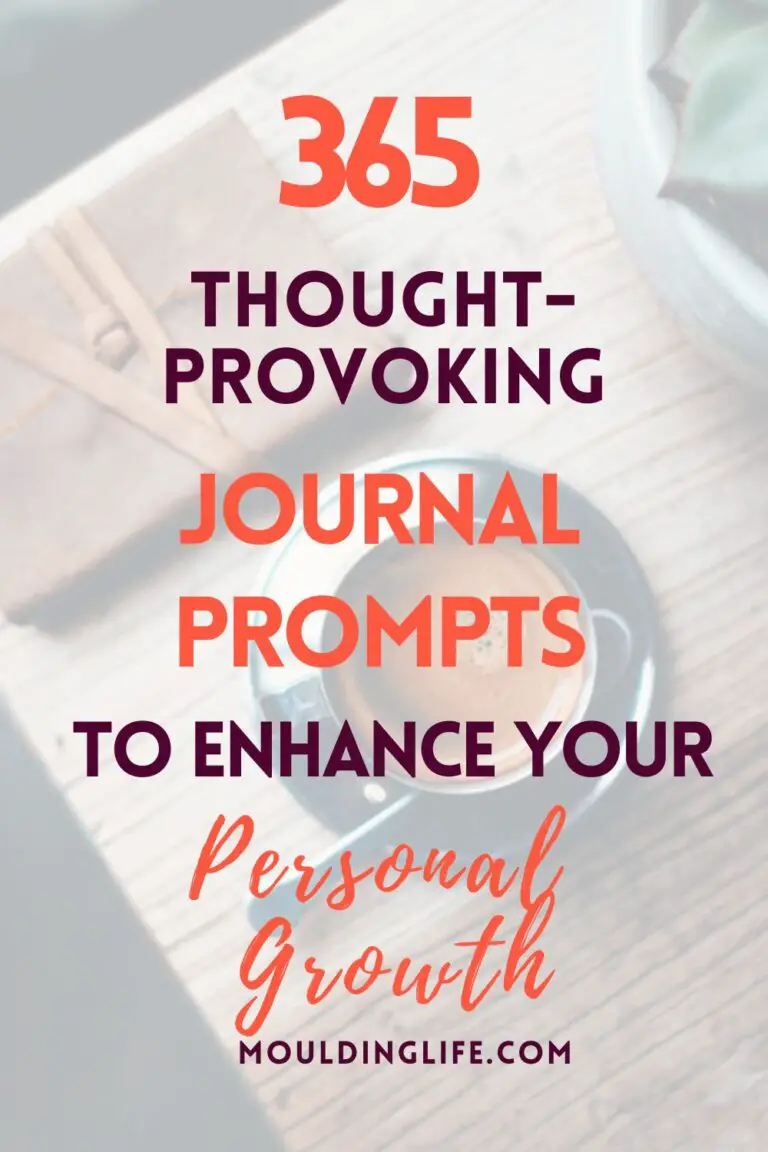 365 Journal Prompts for Self Improvement