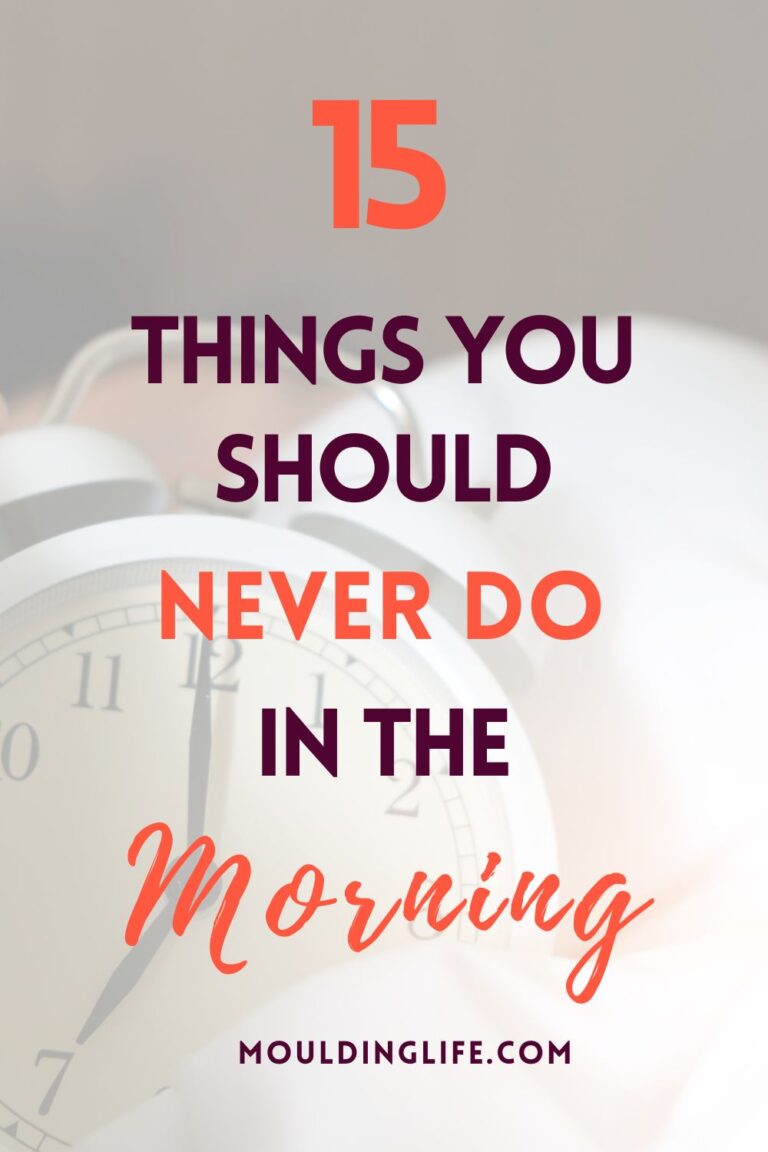 things you should never do in the morning