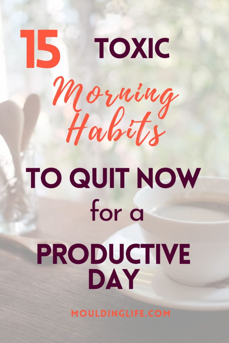 toxic morning habits to quit now