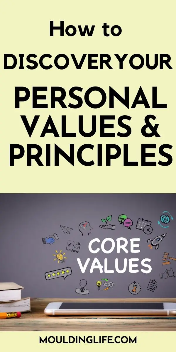 personal values and principles
