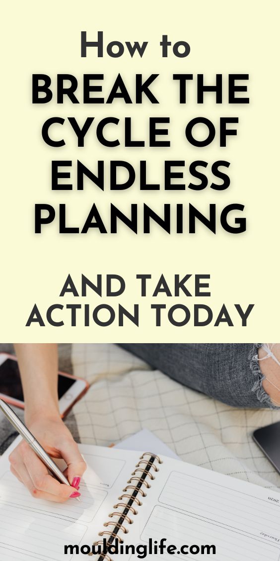 how to get over prep and planning phase