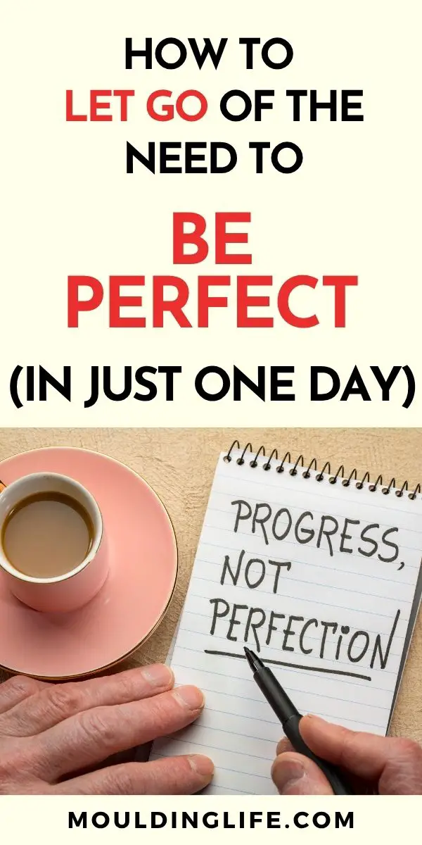 One-day overcome perfectionism detox